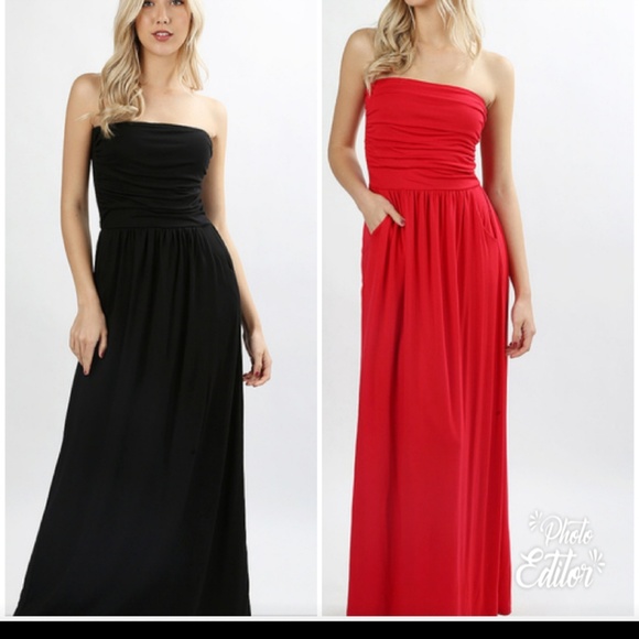 Tube Maxi Dress - Picture 1 of 1